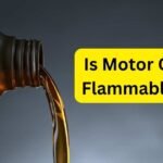 Is Motor Oil Flammable No, Learn Why - Motor Oil Botle Poring Oil into the engine valvo.